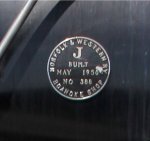 NW 611 builders plate